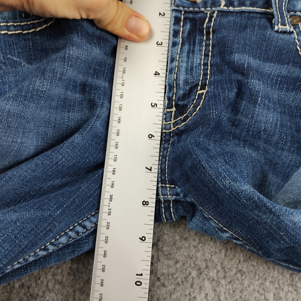 VTG BKE Stella Bootcut Jeans Womens 29x33.5 Medium Wash Stretch Denim Low Rise - Picture 4 of 8
